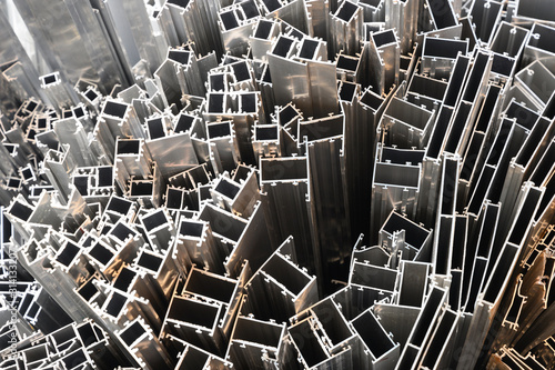Aluminium Schrott aus Profilabfall