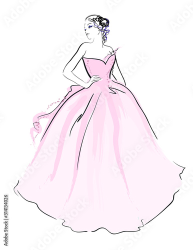 Bride in a Wedding Dress