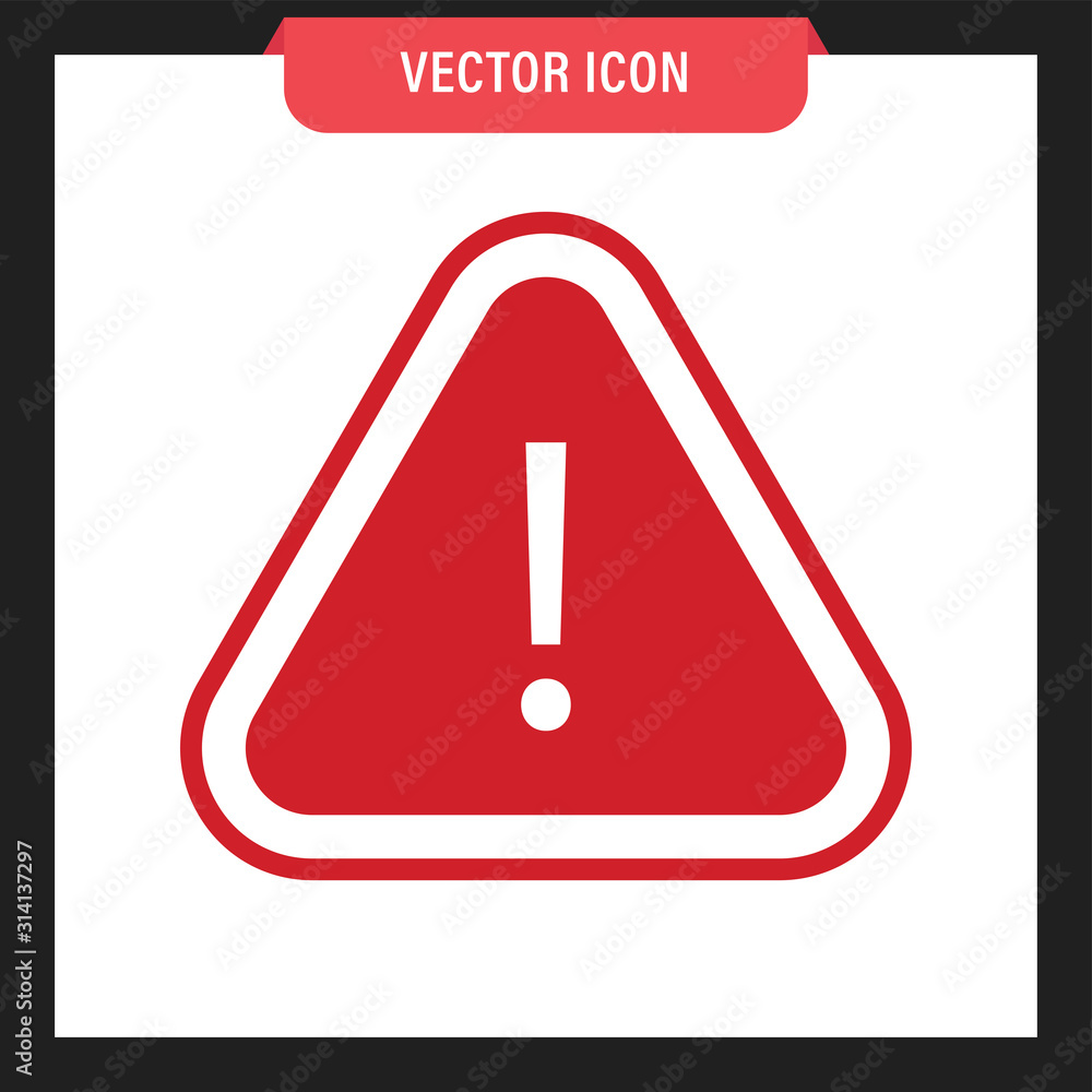 Alert sign. Triangle alarm vector icon. Alert sign. Triangle alarm vector icon.