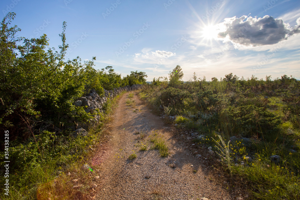 Dalmatian outback landscape Dalmatian outback landscape