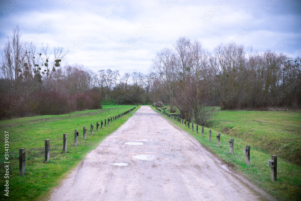 road in the countryside