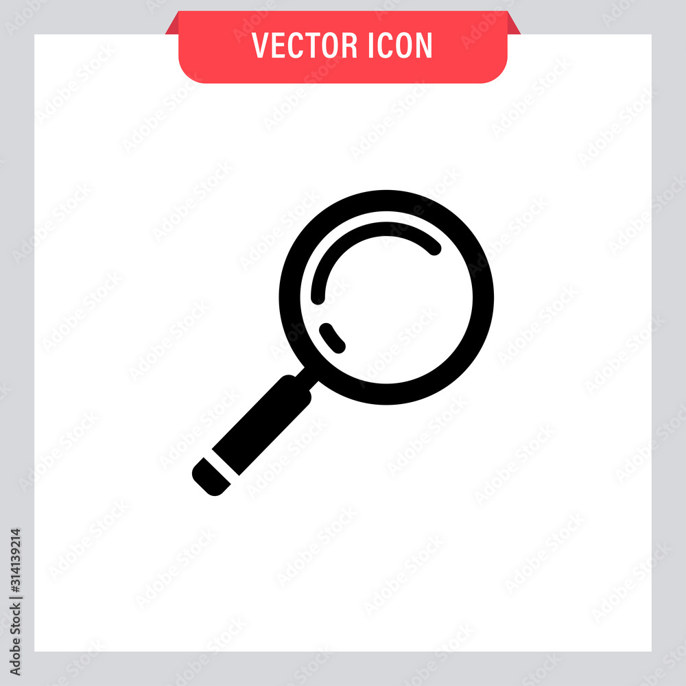 Search and zoom icon. Magnifying glass pictogram. Magnifier lupe. Search and zoom icon. Magnifying glass pictogram. Magnifier lupe.