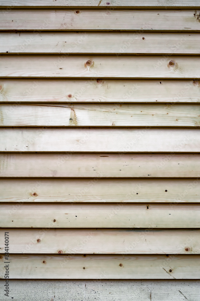 wall of planks seen from the front wall of planks seen from the front