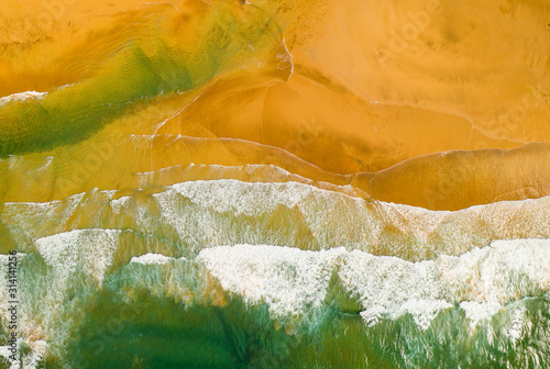 Top down view of beautiful ...