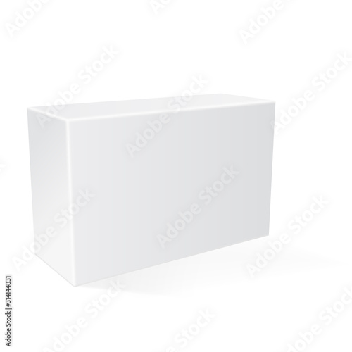 Cuboid. 3d geometric shape