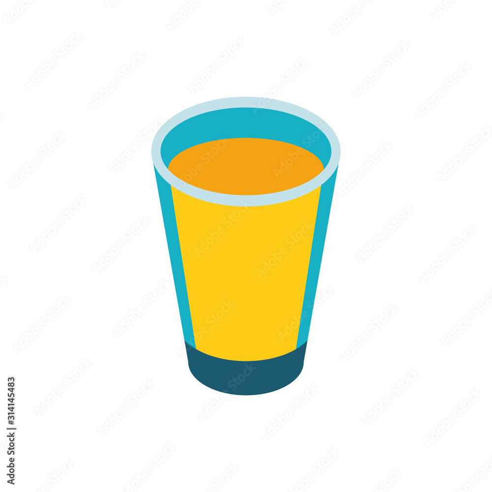 Isolated orange juice drink vector design Isolated orange juice drink vector design