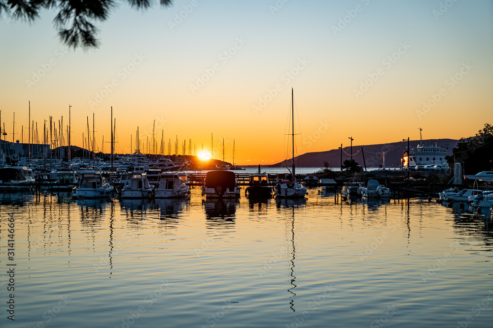 Sunset in Trogir