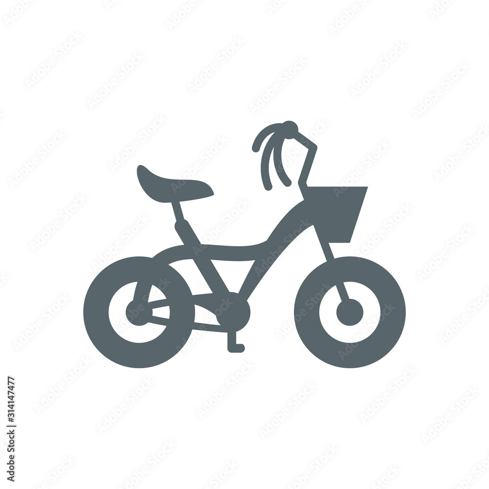 Fotografie Isolated kids bike icon vector design