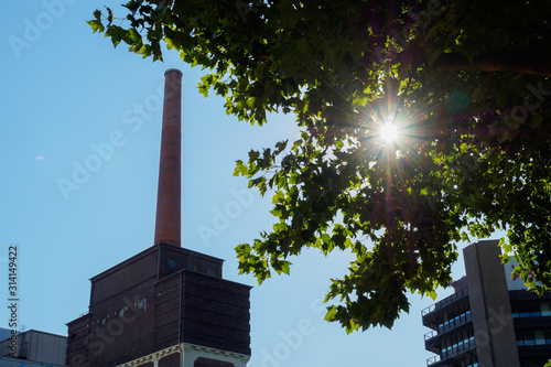 Historic brick building belonging to the Beck's brewery, Bremen, Germany photo