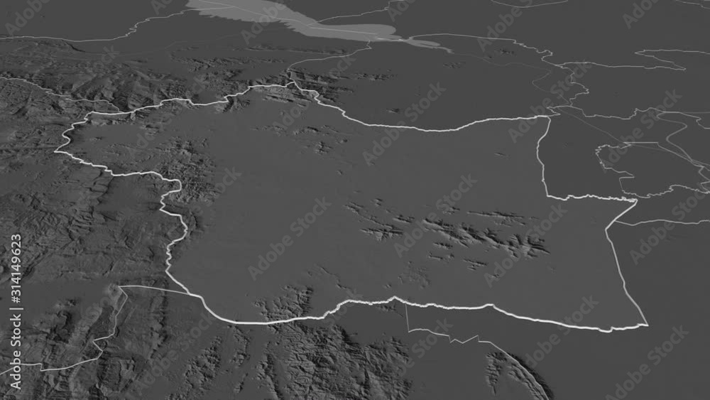 Kâmpóng Spœ, province with its capital, zoomed and extruded on the bilevel map of Cambodia in the conformal Stereographic projection. Animation 3D Kâmpóng Spœ, province with its capital, zoomed and extruded on the bilevel map of Cambodia in the conformal Stereographic projection. Animation 3D