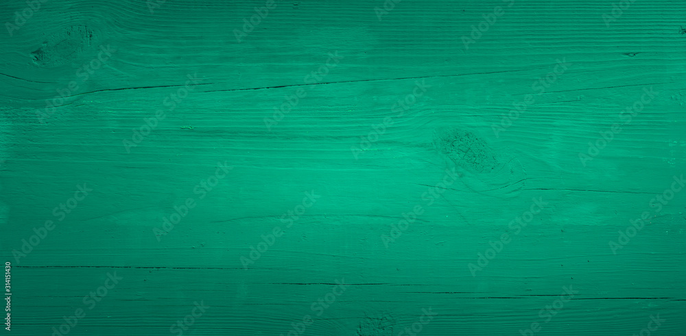 Fotografie Old green painted wooden surface