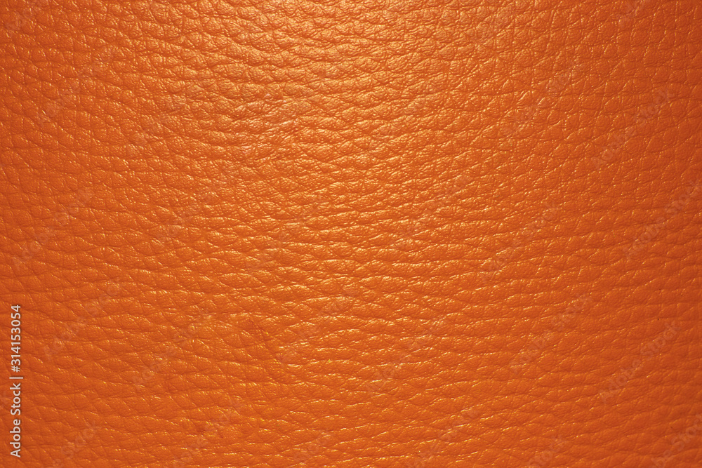 OrangeRed leather texture, leather material and background OrangeRed leather texture, leather material and background
