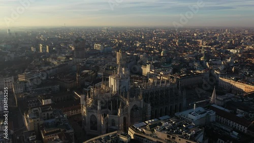 Wallpaper Mural Milan Cathedral From Above - Italy Torontodigital.ca