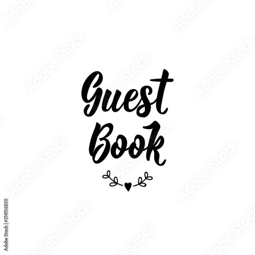 Принти на полотні Guestbook