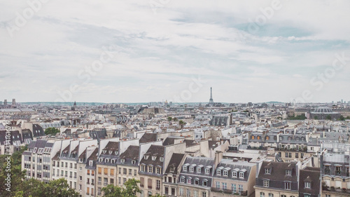 Panoramic view of central Paris, France © Mark Zhu