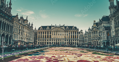 Grand Place Brussels, Belgium - Postcard City