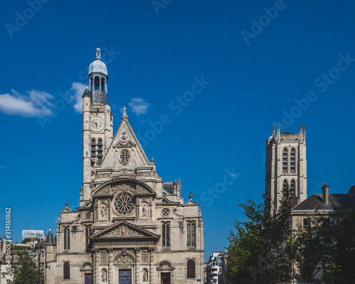 Saint-Étienne-du-Mont Church, in Paris, France
