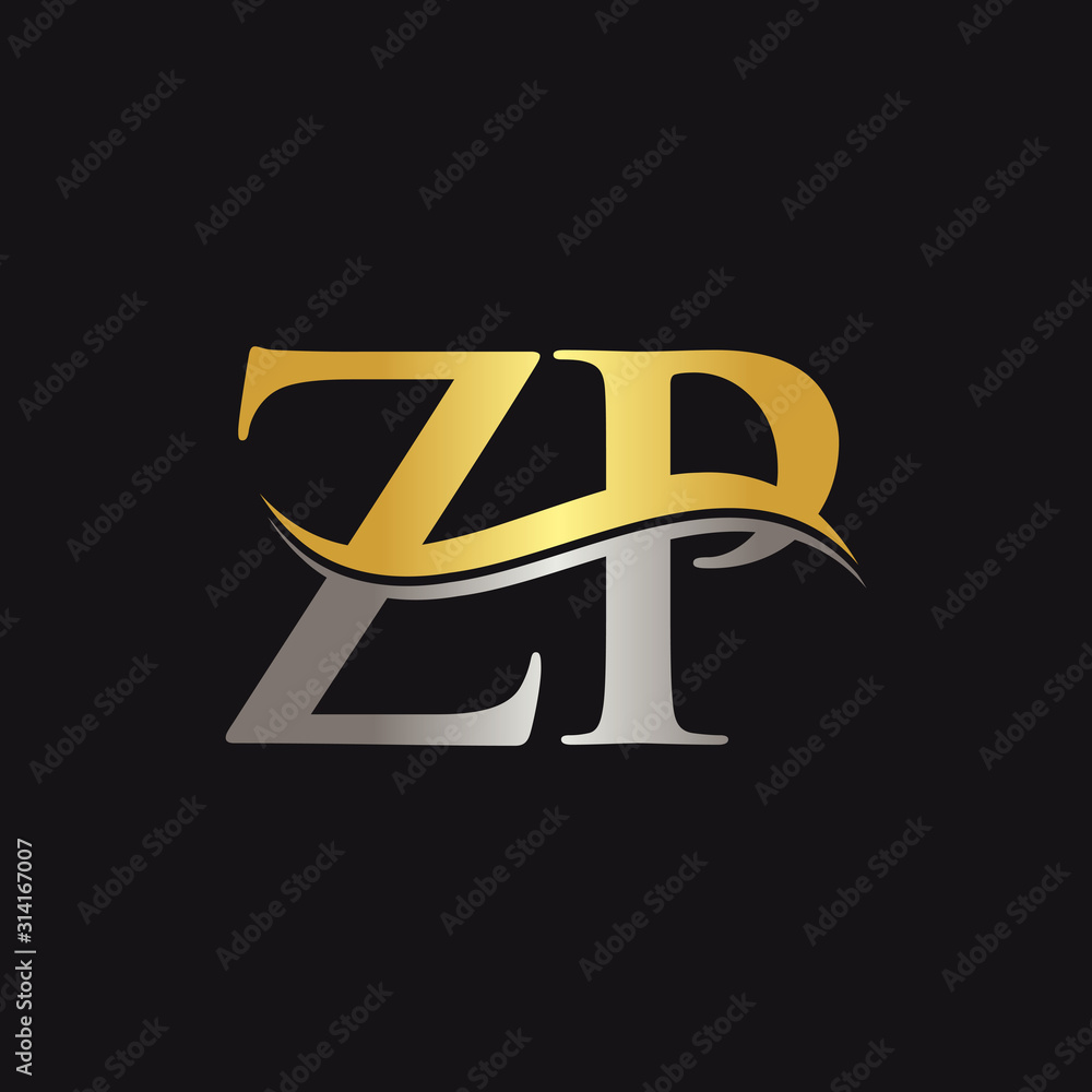 Initial Zp Logo Design Vector Template Stock Vector (Royalty Free)  1667223403 | Shutterstock