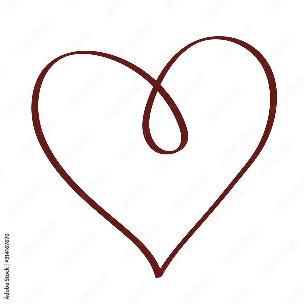 Isolated heart icon vector design Isolated heart icon vector design