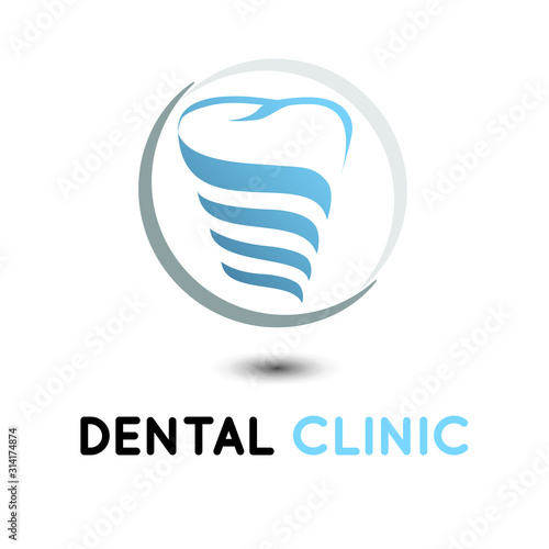 dentist dental logo icon vector template