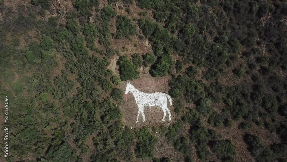 4K summer day aerial video Bloemfontein Naval Hill Boyden