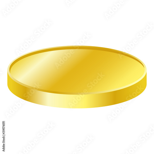 ポイントや仮想通貨のコインのイラスト。