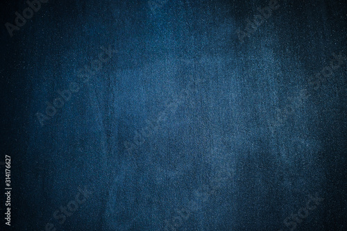 Perfect dark blue graduated backdrop with vignette.