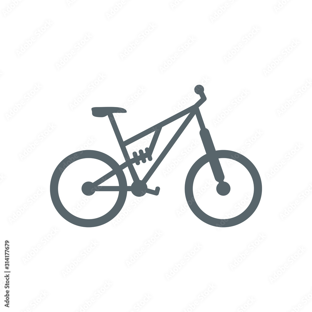 Fototapeta premium Isolated bike icon vector design