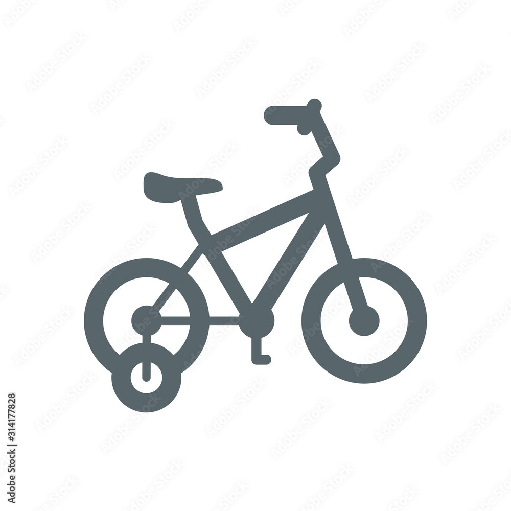 Fototapeta premium Isolated tricicle bike icon vector design