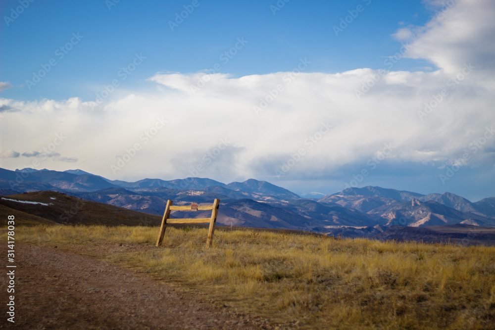 Scenic View from Colorado Mountains