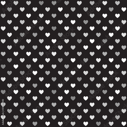Heart pattern. Seamless vector background