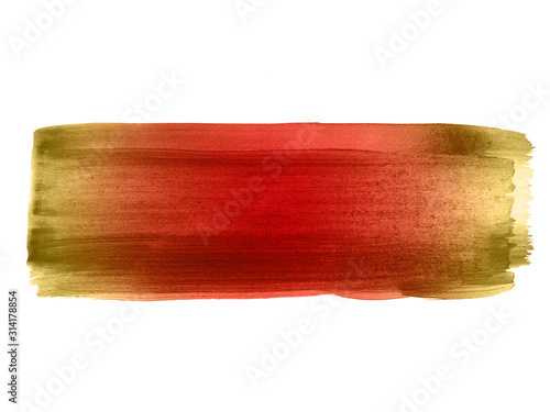 Red and yellow abstract watercolor background. Red and yellow watercolor scribble texture. It is a hand drawn.