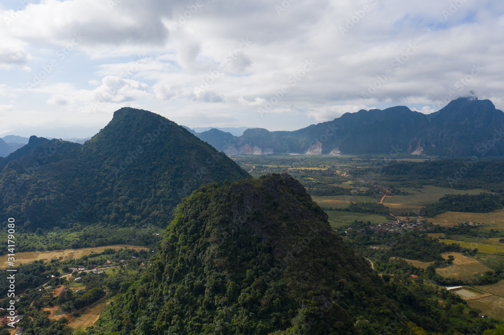 Laos,VangViengの大自然