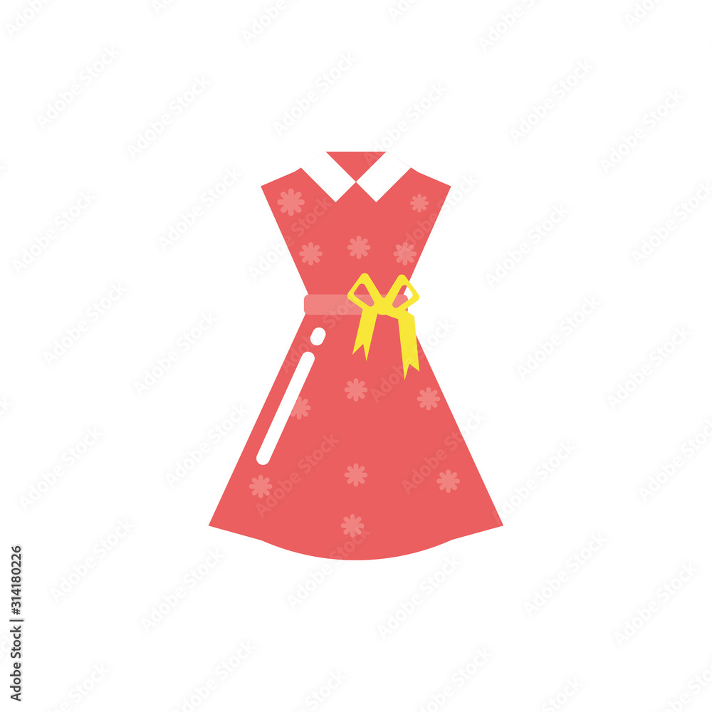 Isolated dress icon vector design Isolated dress icon vector design