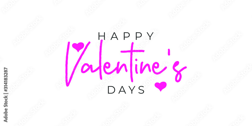 happy valentine's days lettering happy valentine's days lettering