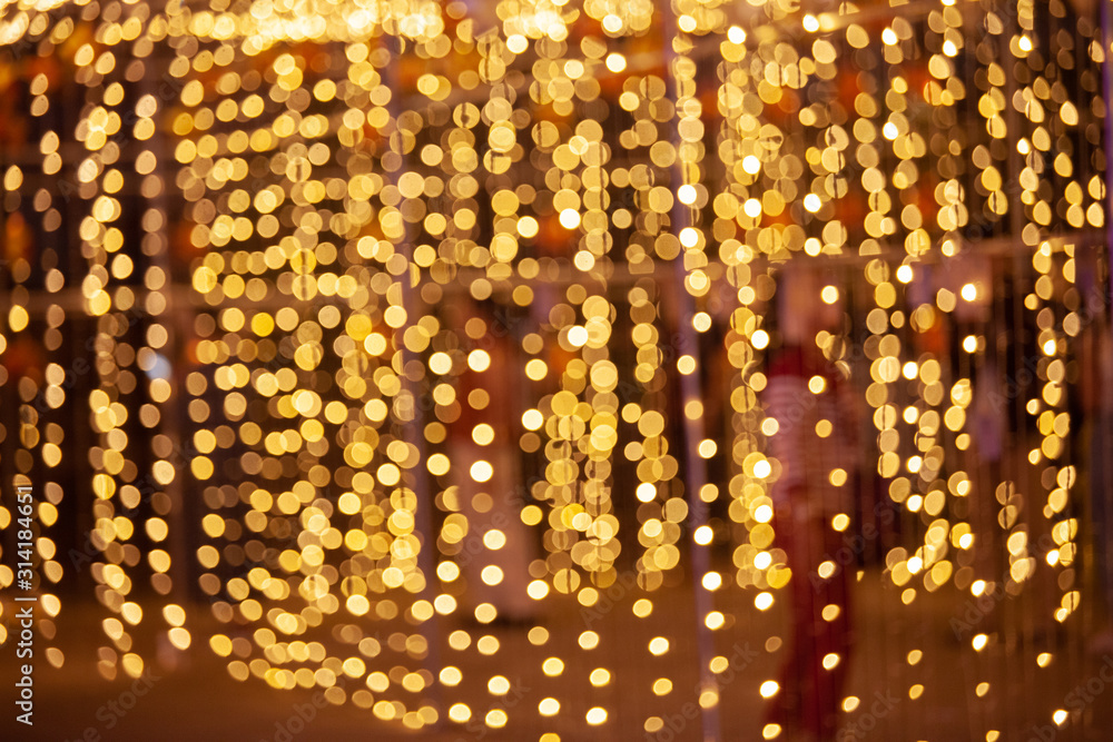 image of blurred bokeh background with warm colorful lights image of blurred bokeh background with warm colorful lights