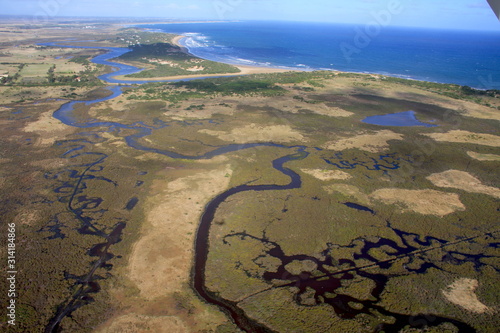 Wallpaper Mural Flying over Geelong in Australia Torontodigital.ca