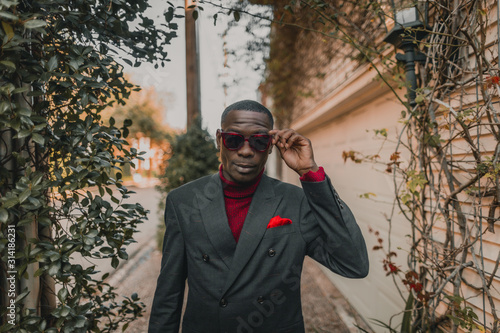 Stylish African American Man.