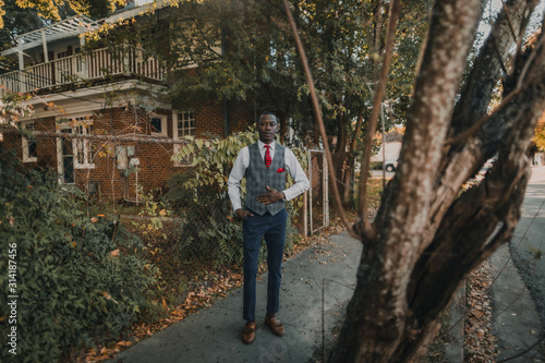 Stylish African American Man.