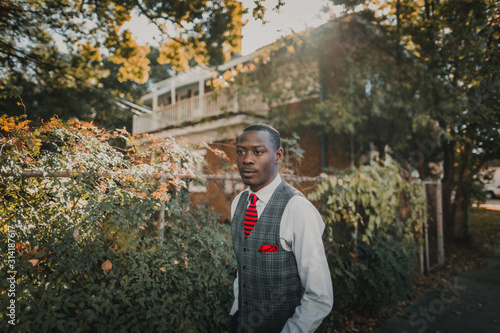 Stylish African American Man.