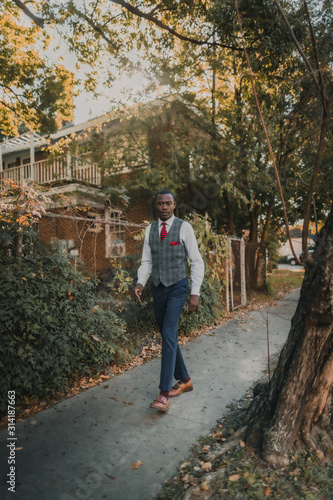 Stylish African American Man.
