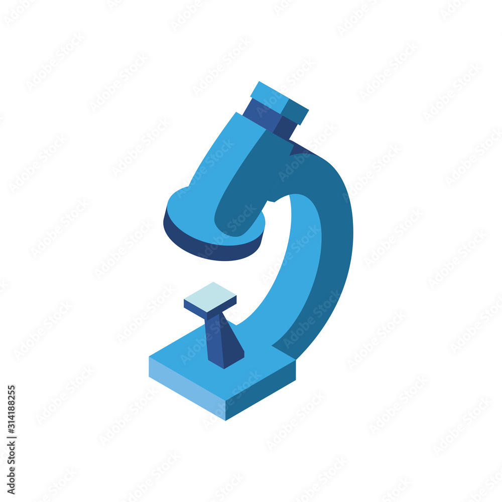 Isolated chemistry microscope vector design Isolated chemistry microscope vector design