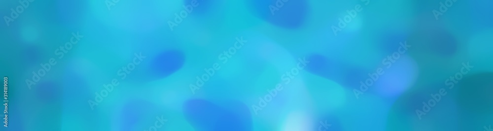 smooth horizontal background bokeh graphic with light sea green, dodger blue and dark cyan colors and free text space smooth horizontal background bokeh graphic with light sea green, dodger blue and dark cyan colors and free text space