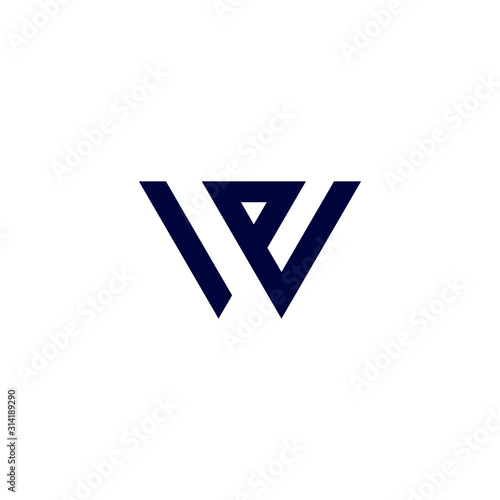 Free Download Letter WP initial logo design - GFXLoad