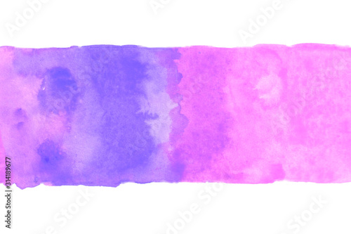 Abstract watercolor multi color background. Paint stripe, line, hand drawn, texture of mix aquarelle