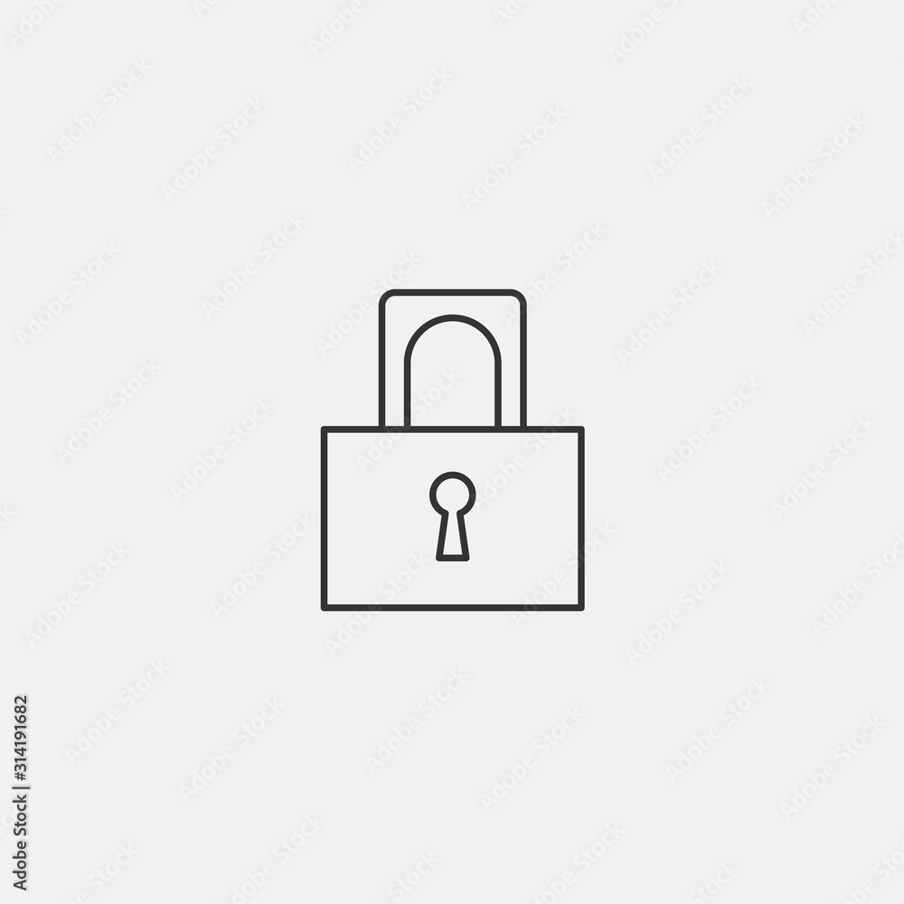 lock pad icon vector illustration for website and graphic design lock pad icon vector illustration for website and graphic design