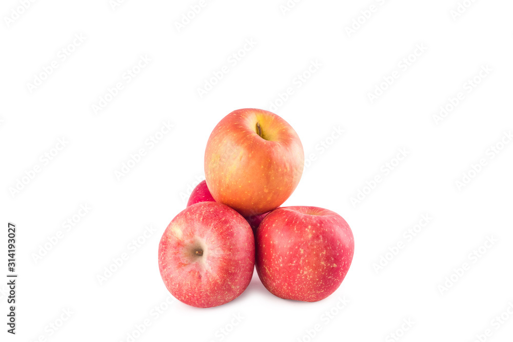 fresh red apple on white background fruit agriculture food isolated fresh red apple on white background fruit agriculture food isolated