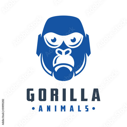 Free Download gorilla head logo design - GFXLoad