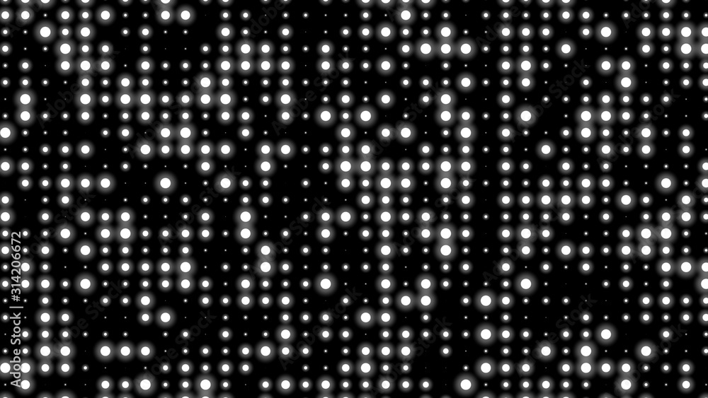 Dot white black pattern gradient texture background. Abstract technology big data digital background. 3d rendering. Dot white black pattern gradient texture background. Abstract technology big data digital background. 3d rendering.