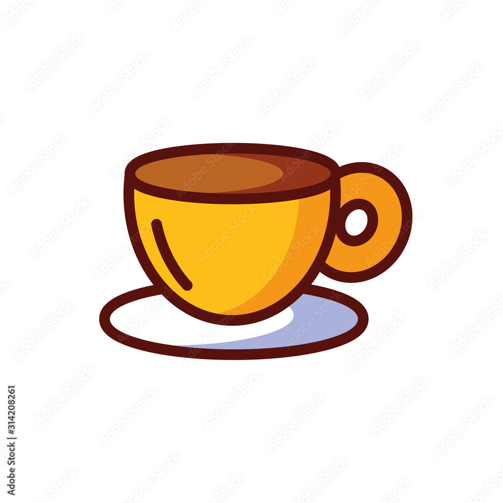 Isolated coffee cup vector design Isolated coffee cup vector design